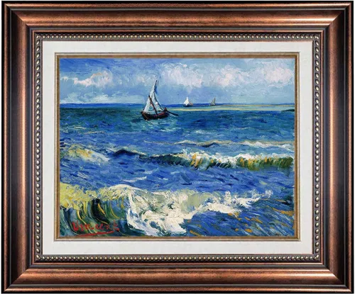 Miniatura 55 de ELITEAART- La noche estrellada por Vincent Van Gogh, pintura al óleo, reproducción de pintura al óleo, impresión en lienzo giclée, tamaño marcado
