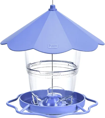 Miniatura 7 de Hanizi - Comedero para pájaros silvestres, comedero para pájaros colgante a prueba de ardillas, comederos para pájaros al aire libre con semilla