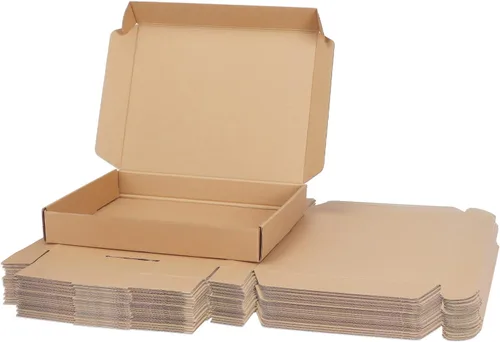 Miniatura 20 de PHAREGE - Paquete de 25 cajas de envío de 6 x 6 x 2 pulgadas, cajas de cartón corrugado marrón, cajas de correo pequeñas para embalaje de pequeñas
