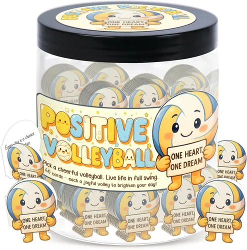 Miniatura 36 de Tarro de Manzanas Positivo con 60 Tarjetas de Afirmación Diaria, Regalo de Apoyo Emocional de Manzanas, Tarjetas de Manzanas, Regalos Divertidos