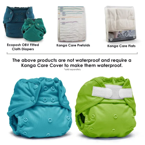 Miniatura 4 de Kanga Care Rumparooz - Funda de tela reutilizable con refuerzo de doble pierna, tamaño único, Aplix Quinn de 6 a 35 libras
