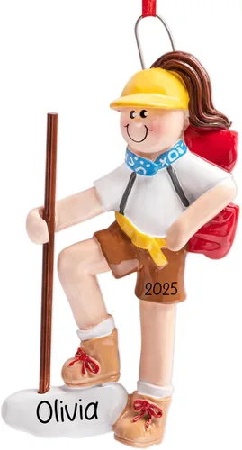 Miniatura 11 de Adorno Personalizado de Uniforme de Boy Scout para Navidad 2025 Adorno para Árbol de Navidad para Scout Masculino Recuerdo Único de Primer