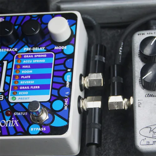 Miniatura 6 de Cable de conexión de guitarra de 6 pulgadas, cables de pedal de efecto de guitarra de 5.9 in, en ángulo