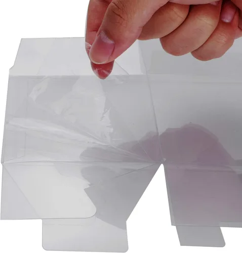 Miniatura 8 de 12 cajas de plástico transparente para cupcakes, contenedores individuales de 3.5 pulgadas, cajas de soporte doradas metálicas individuales