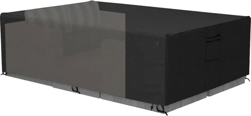 Miniatura 9 de Tuyeho Funda para muebles de patio, 48 x 28 x 13 pulgadas, tela Oxford duradera y resistente, para exteriores, rectangular, impermeable y resistente