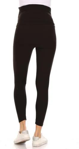 Miniatura 3 de Leggings Depot - Leggings de maternidad para mujer, sobre el vientre, mallas de yoga casuales para embarazo