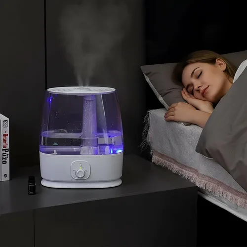 Miniatura 5 de Humidificador de 6 L para el dormitorio del hogar, perfecto para habitaciones grandes de 500 pies cuadrados, tiempo de funcionamiento de 60 horas