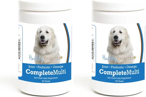 Miniatura 202 de Healthy Breeds Pug todo en uno multivitamínico suave masticable 60