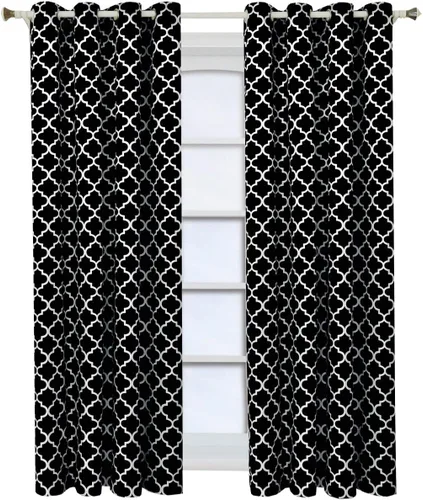 Miniatura 9 de Panel de cortina Meridian Blackout para ventana, par de paneles/conjunto de 2, por Royal Hotel