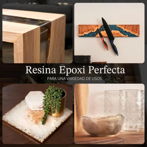 Miniatura 4 de Kit de Resina Epoxy Promise Epoxy 2 Galones - Cristal Claro, Resistente a los UV, Autonivelante, Seguro para Alimentos para Encimera, Artes