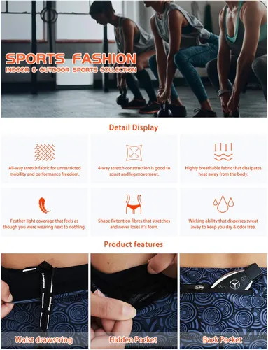 Miniatura 4 de COOLOMG Pantalones de yoga para mujer, mallas capri para correr, leggings de tiro bajo, entrenamiento, gimnasio con bolsillos ocultos