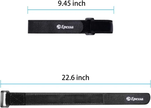 Miniatura 7 de Epessa Correa estabilizadora de rueda de bicicleta, correa de bicicleta con agarre de gel Stonger, correa ajustable para rueda de bicicleta, correas