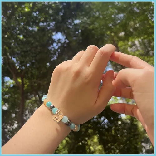 Miniatura 6 de Junyovin Bracelet for Women Inspirational Birthday Thanksgiving Christmas Mother's Day Valentines Appreciation Natural Stone Bracelets Gifts for Mom