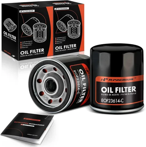 Miniatura 11 de A-Premium Filtro de aceite giratorio de protección de 10 mil millas compatible con Ford y Chevy y para Toyota, Nissan, Volkswagen, Jeep, Subaru
