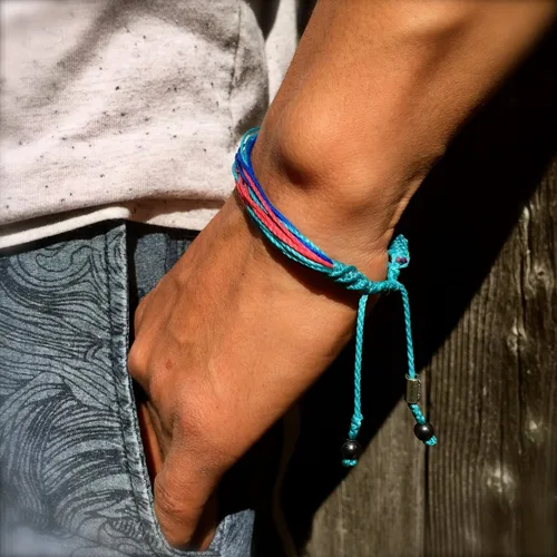 Miniatura 69 de Rumi Sumaq Pulsera de concientización para hombres, mujeres y niños – Pulsera de apoyo tejida ajustable anudada a mano – Pulsera de conciencia sutil