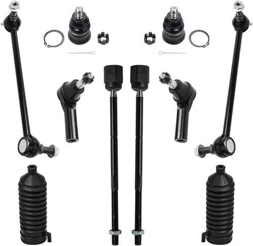 Miniatura 136 de Detroit Axle – Kit de suspensión delantera para Hyundai 2013-2018 Santa Fe 2 enlaces de barra de estabilizador 4 varillas de amarre interiores