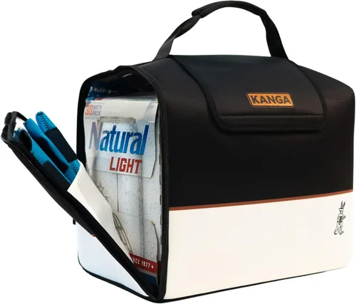 Miniatura 14 de Kanga Kanga Kase Mate - Bolsa térmica aislada - Bolsa térmica suave - Enfriador de bebidas para latas de cerveza y seltzer - Aislamiento y Woody
