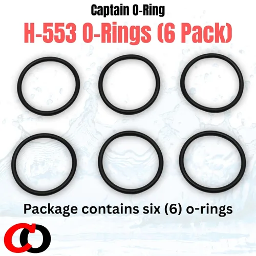Miniatura 5 de Captain O-Ring Repuesto H-553/5308696 / P6000-C31 / A912809-0070A Anillos tóricos para Zurn, Sloan, Royal/Regal, American Standard Válvula