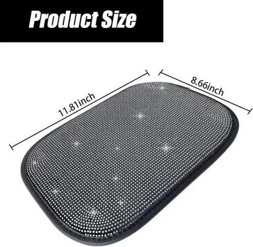 Miniatura 2 de ZKFAR Paquete de 1 funda para reposabrazos de automóvil, 8.66 x 11.81 pulgadas, bonita y encantadora funda protectora para consola central