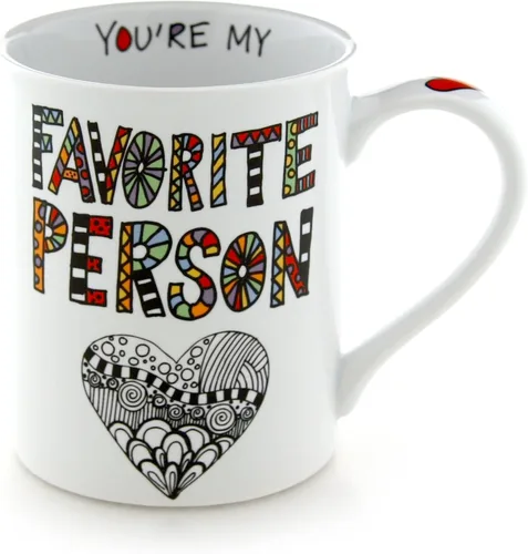 Miniatura 20 de Enesco Our Name Is Mud Cuppa Doodle Friend - Taza de 4.5 pulgadas