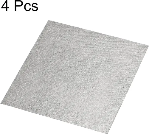Miniatura 3 de uxcell Cubierta de guía de ondas para horno de microondas, placa de mica, placa de aislamiento, kit de reparación de 3.9 x 4.7 pulgadas, 4 piezas