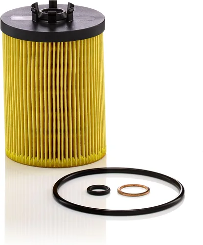 Mann Filter HU 823 x Cartucho de repuesto de filtro de aceite con junta de tapón de drenaje de aceite compatible con BMW 550i (2006-2010), 650Ci