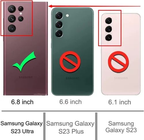 Miniatura 2 de Funda para Samsung Galaxy S23 Ultra, S23 Ultra con protector de pantalla de TPU flexible autorreparable [2 unidades], funda resistente 3 en 1