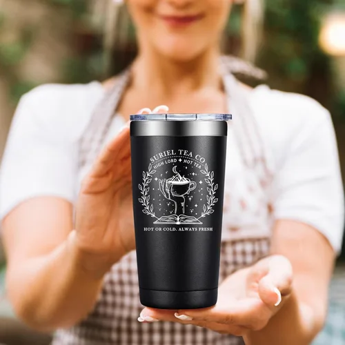 Miniatura 6 de BIRGILT Suriel Tea Co Velaris Taza 20oz - Regalos de Mercancía Acotar para Lectores Amantes de los Libros Mujeres - Taza de A Court of Thorns and