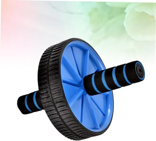Miniatura 7 de Rodillo de ejercicio abdominal, equipo silencioso de doble rueda para hombres y mujeres, entrenador de abdomen para entrenamiento de gimnasio