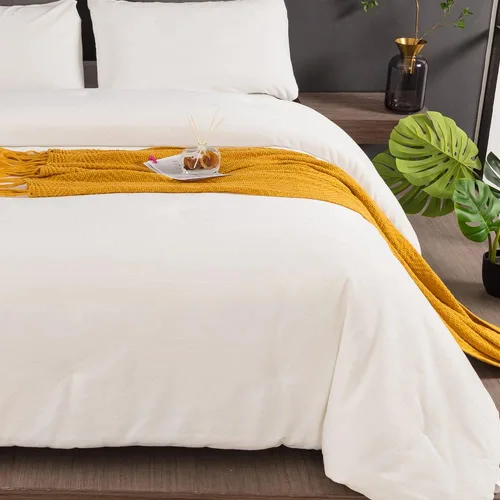 Miniatura 360 de CLOTHKNOW - Juego de edredón verde militar tamaño completo de 3 piezas, juego de ropa de cama verde oscuro, edredón suave con 2 fundas de almohada