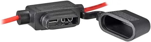 Miniatura 3 de UXCELL En línea 18AWG impermeable portafusibles negro para ATC/ATO