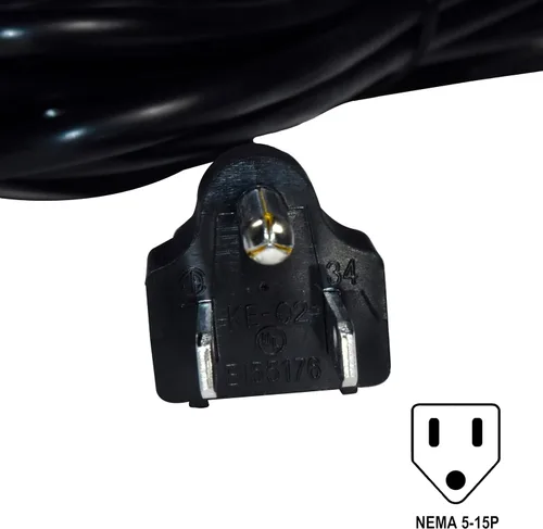Miniatura 3 de HQRP Cable de alimentación de CA de 10 pies compatible con Insignia NS-42L550A11 NS-42P650A11 NS-50P650A11 NS-L55X-10A NS-LCD42HD-09 NS-PDP50HD-09