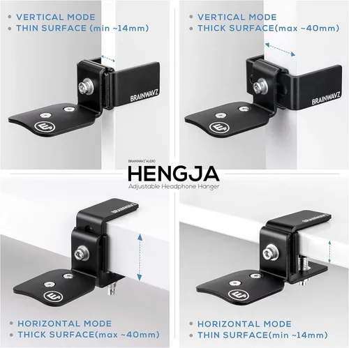 Miniatura 6 de Brainwavz Hengja – Soporte para escritorio de audífonos