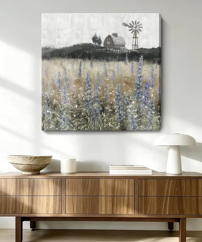Miniatura 23 de Arte de pared para decoración de baño, imagen de playa azul, tema oceánico, impresión en lienzo de flores, pintura moderna de paisaje marino