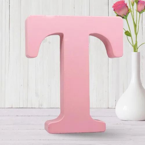 Miniatura 19 de AOCEAN Letras de madera rosa de 6 pulgadas sin terminar Letras de madera para pared MAGA Letras de madera decorativas de pie Tablero de letras