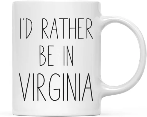 Miniatura 49 de Andaz Press Taza de café de 11 onzas, regalo con texto en inglés "I'd Rather Be in Alabama", 1 paquete, para estudiar en el extranjero, regalo