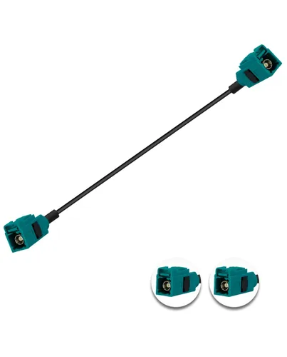 Miniatura 8 de Fakra Z Cable Fakra Z hembra a Fakra Z hembra RF cable coaxial 3.3 pies/3.3 ft Fakra Z hembra vehículo antena cable de extensión RG174 para coche