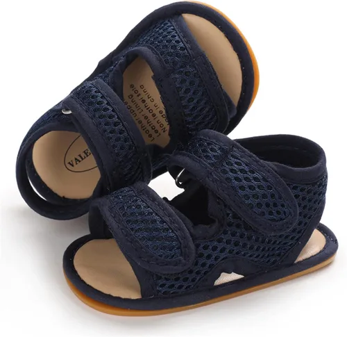 Miniatura 5 de RVROVIC Sandalias de primera calidad para bebés, niños y niñas, suela de goma antideslizante suave, zapatos de verano al aire libre para niños