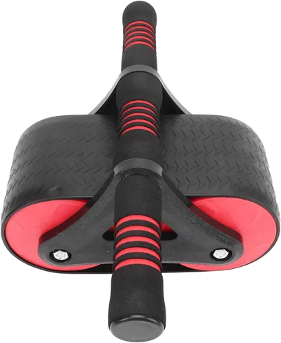 Miniatura 3 de Rueda abdominal automática con respaldo elástico Diseño de 2 ruedas para la fuerza del núcleo/gimnasio en casa/apto para principiantes Mango