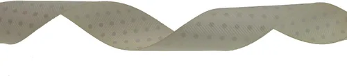 Miniatura 2 de Cinta de grogrén de lunares de 25 yardas cada rollo 100% poliéster (1 pulgada, beige)