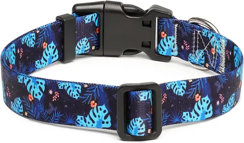 Miniatura 152 de Mercano Collar ajustable para perro, patrones de diseño especial, nailon suave, cómodo y resistente, collar para mascotas para perros pequeños