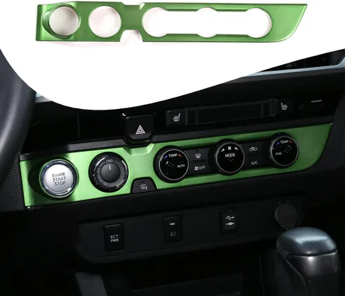Miniatura 8 de Lcojicep Cubierta de panel de botón de aire acondicionado, accesorios de automóvil compatibles con Tacoma 2016-2020