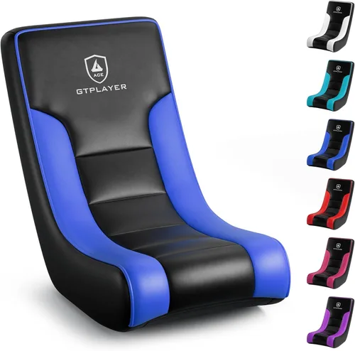 Miniatura 17 de GTPLAYER Silla Mecedora de Piso para Gaming – Silla Mecedora de Piso para Juegos con Limitador de Ángulo, Asiento de Juego Compacto y Ligero
