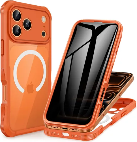 Miniatura 120 de CENHUFO Funda de privacidad para iPhone 11 Pro, funda de cuerpo completo con protector de pantalla de privacidad de vidrio templado 9H integrado
