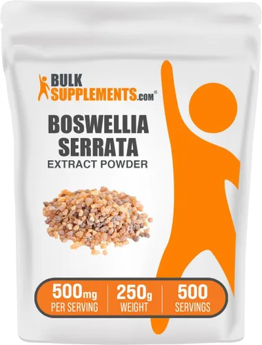 Miniatura 10 de BulkSupplements.com Extracto en Polvo de Boswellia Serrata - Suplemento de Boswellia, de Resina de Incienso - Vegano y Sin Gluten, 500mg por