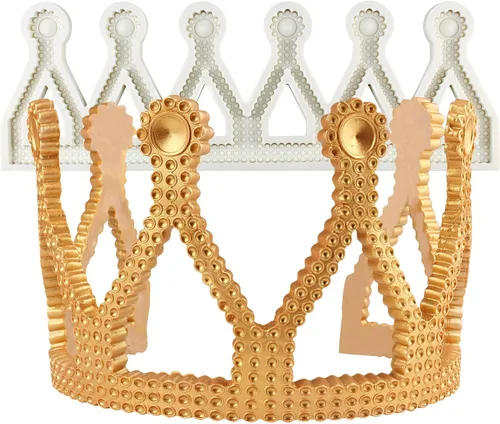 Miniatura 8 de Molde para decoración de pastel de corona, altura de 2.8 pulgadas, tiara de filigrana Tiara de filigrana de 2.8 pulgadas #2667