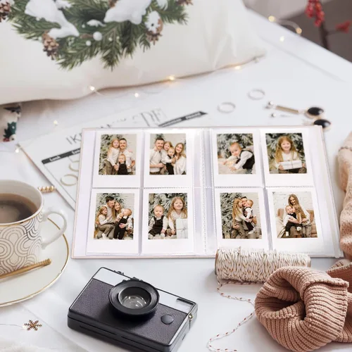 Miniatura 7 de Vienrose Mini álbum de fotos Polaroid 208 fotos de 2 x 3 pulgadas para Fujifilm Instax Mini 7s 8 9 11 25 26 40 50s 90 Evo Z2300 cámara instantánea