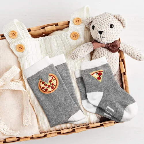 Miniatura 6 de Jiuguva Juego de 4 pares de calcetines a juego para papá y bebé, regalos para papá por primera vez, regalos para papá e hijo, trajes a juego