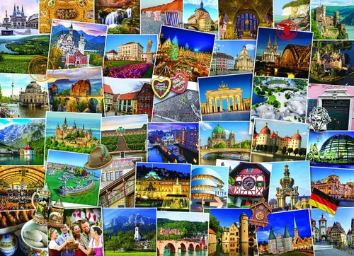 Miniatura 2 de EuroGraphics Rompecabezas de 1000 piezas de Alemania Globetrotter