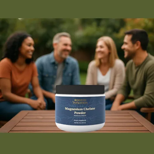 Polvo de quelato de magnesio – Bisglicinato altamente absorbente para relajación muscular y energía diaria | Sabor a fresa | Sin azúcar, sin OMG | 6